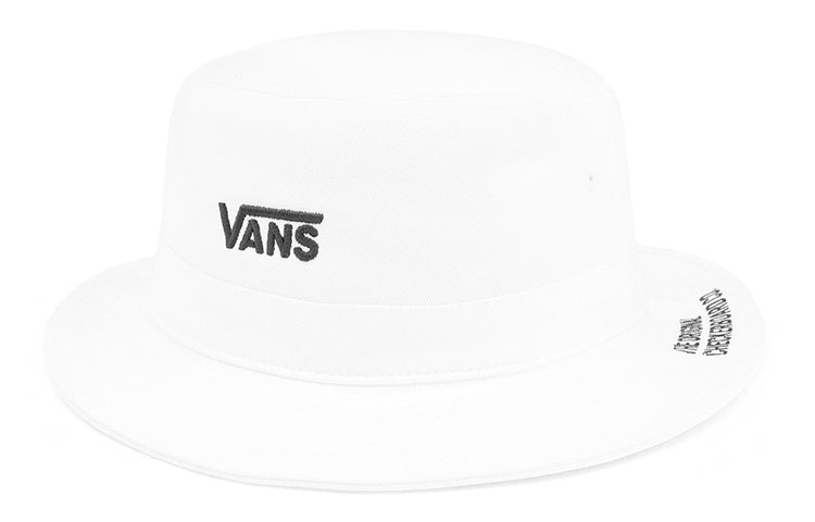 Vans Reorient Bucket Hat 'White Black' VN0A4RB1WHT