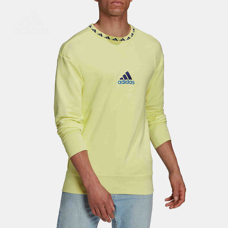 adidas Juventus Icons Crew Sweatshirt 'Pulse Yellow' GR2899