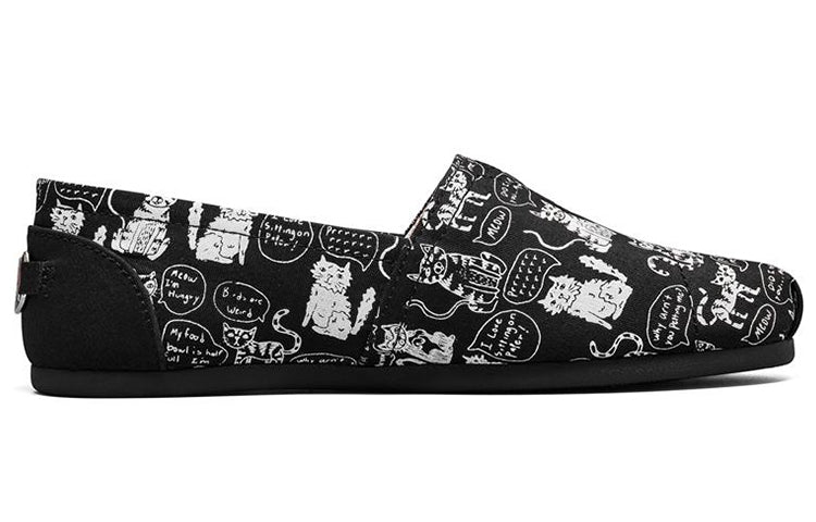 (WMNS) Skechers Bob s Plush Slip-on Shoes Black/White 31334-BKW
