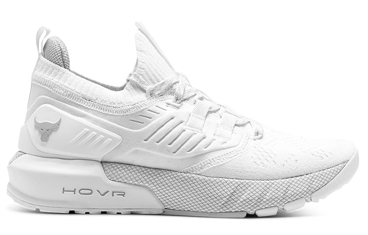 (WMNS) Under Armour Project Rock 3 'White Halo Grey' 3023005-110