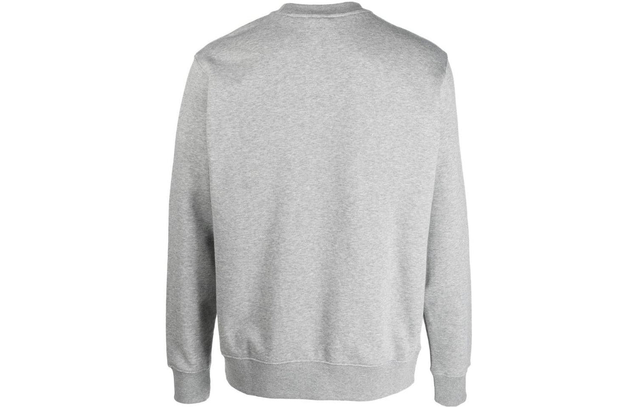 Men's Nike Logo Pattern Printing Pullover Round Neck Long Sleeves Gray DR8033-063