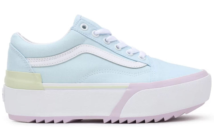 Vans Pastel Old Skool Stacked Low-Top Sneakers Blue/Pink VN0A4U1524D