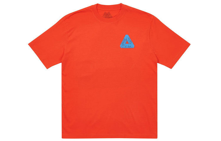 PALACE TRI-SLIME T-SHIRT Logo Blue Short Sleeve Unisex Orange P20TS034
