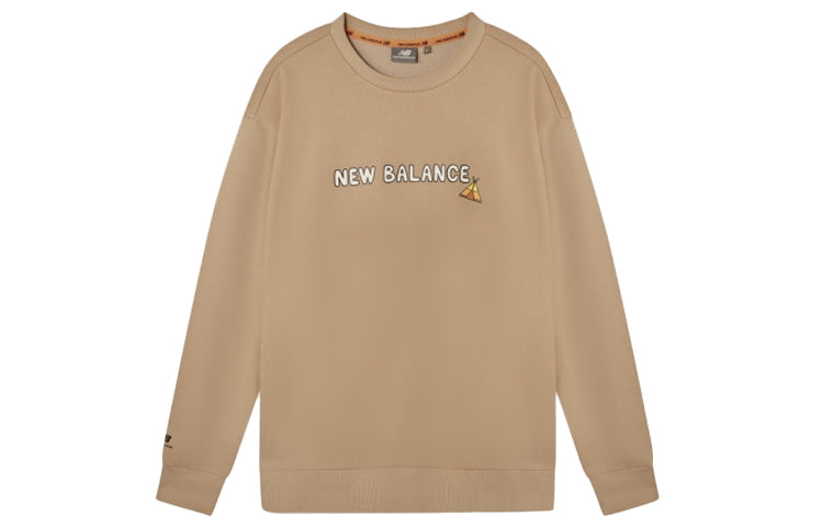 New Balance x JHI Lifestyle Crew Neck Pullover Asia Sizing 'Brown' NCA89053-BEI