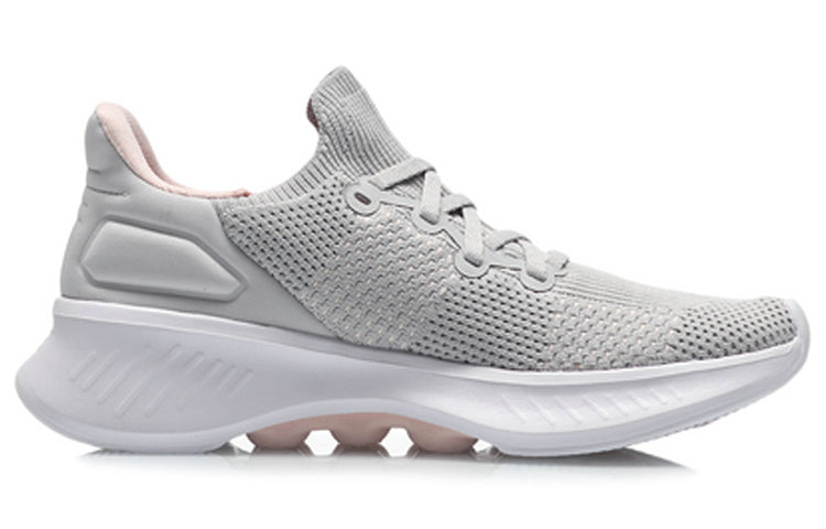 (WMNS) Li-Ning Eazgo No Boundry 'Light Grey Orange' AREQ034-1