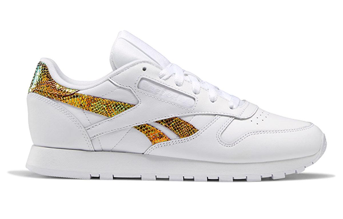 (WMNS) Reebok Classic Leather 'Iridescent Snakeskin Stripe' FV1083