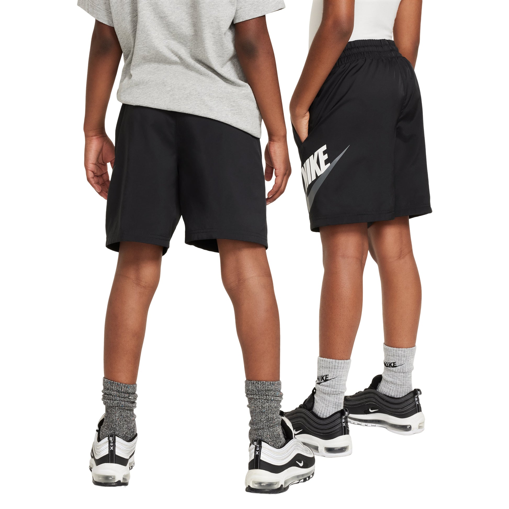 (GS) Nike Sportswear Woven Shorts 'Black' FN8756-010