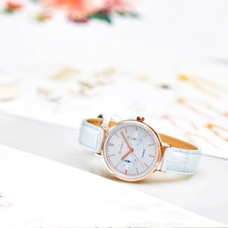 CASIO SHEEN Series Waterproof White Silver Analog SHE-3054PGL-7A