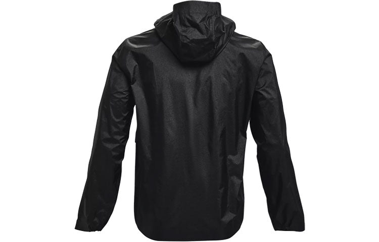 Men's Under Armour Impasse Rain 2.0 Casual Sports Hooded Jacket Black 1360416-001