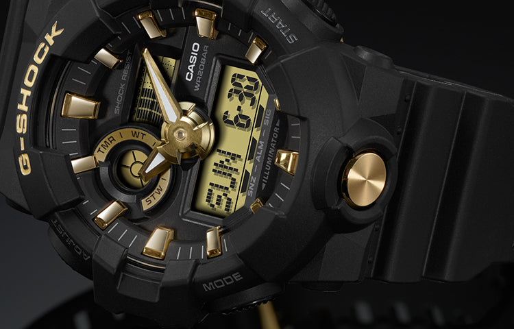 CASIO G-Shock Analog-Digital 'Black' GA-710B-1A9PRD