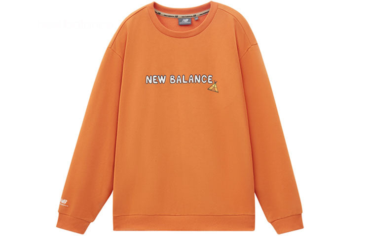 New Balance x JHI Casual Printing Graphic Sweatshirt Asia Sizing 'Orange' NCA89053-ORG