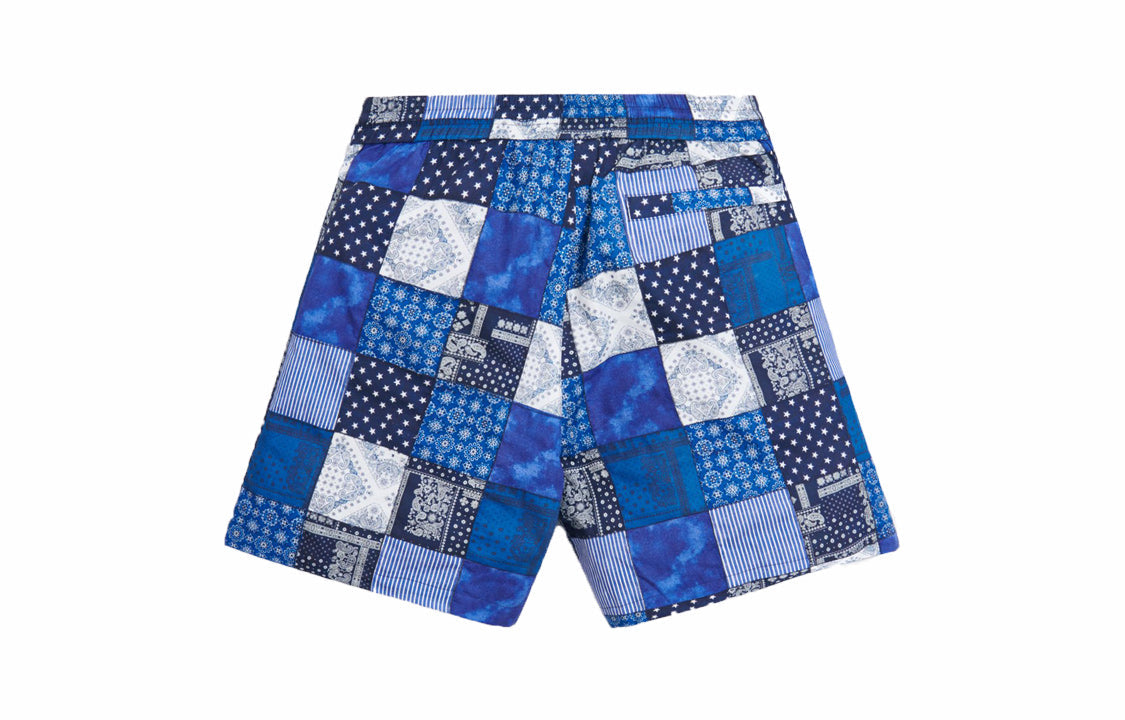 KITH Indigo Patchwork Hardaway Short 'Navy Multi' KH6341-102