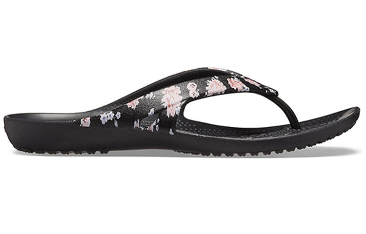 (WMNS) Crocs Kadee 2 Printed Flip Flops 'Floral Black' 205998-97J
