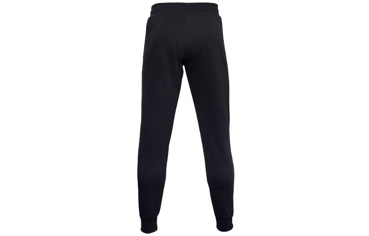 Under Armour Rival Wordmark Jogger Fleece Pants 'Black' 1360704-001