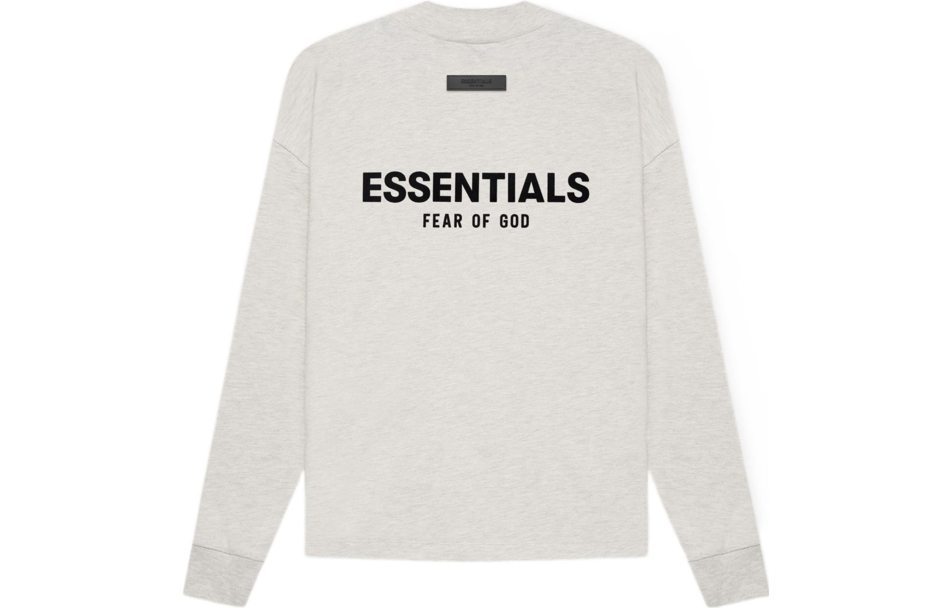 Fear of God Essentials SS22 Long Sleeves T-Shirt 'Light Oatmeal' FOG-SS22-414
