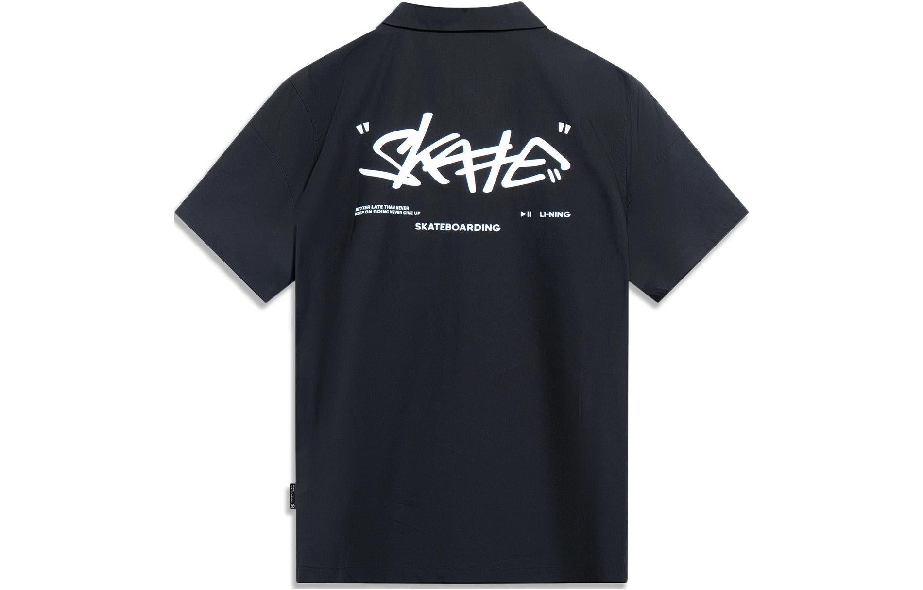 Li-Ning x Disney Oswald Graphic Shirt 'Black' ASHT207-1