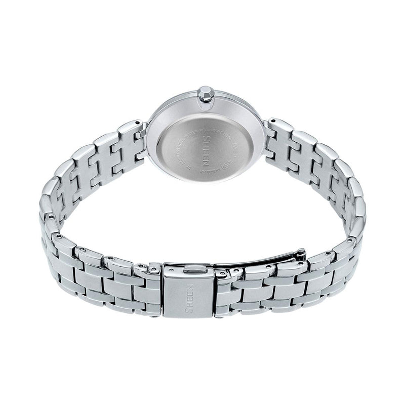 CASIO Waterproof SilverWhite Analog SHE-4034D-7AU