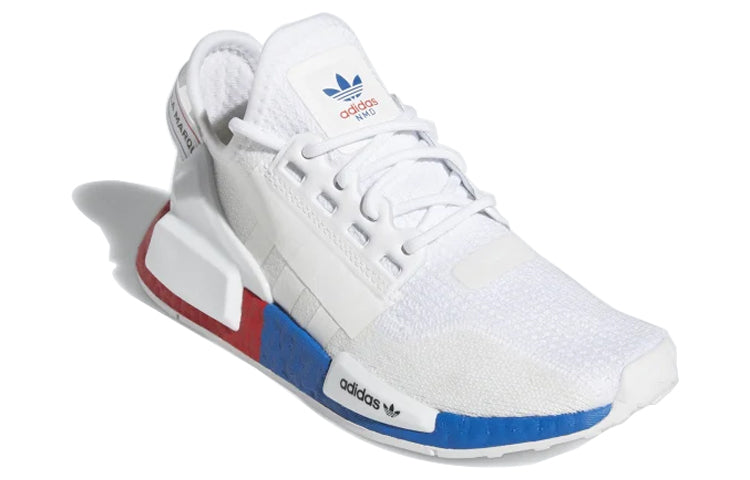 (GS) adidas NMD_R1 V2 J 'White Lush Red Blue' FX4150