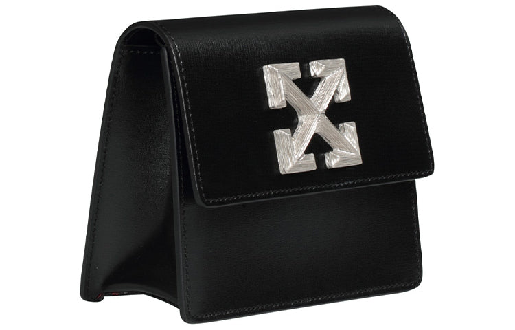 (WMNS) Off-White Arrow Black Shoulder Bag OMNA111E20LEA0011000
