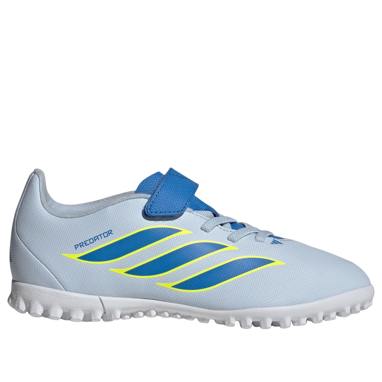 (GS) adidas Predator Club Turf 'Crystal Sky Ray Blue Team Solar Yellow 2' JS0368