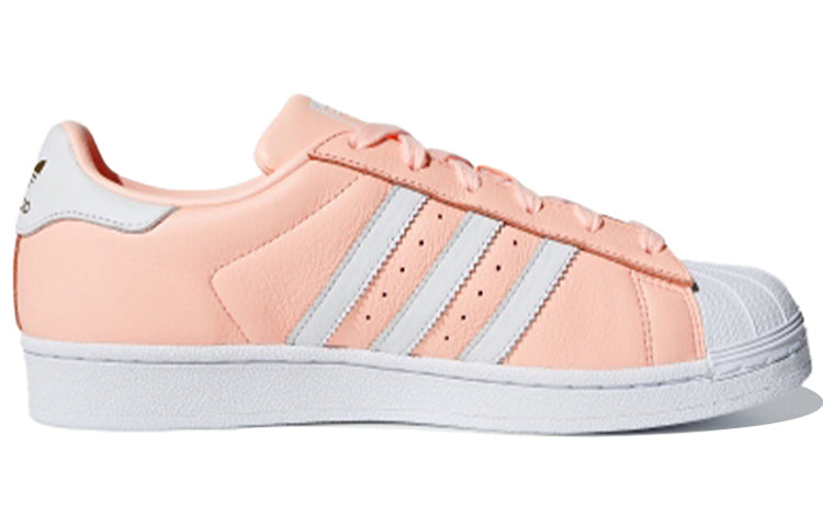 (WMNS) adidas originals Superstar Pink/White B42001