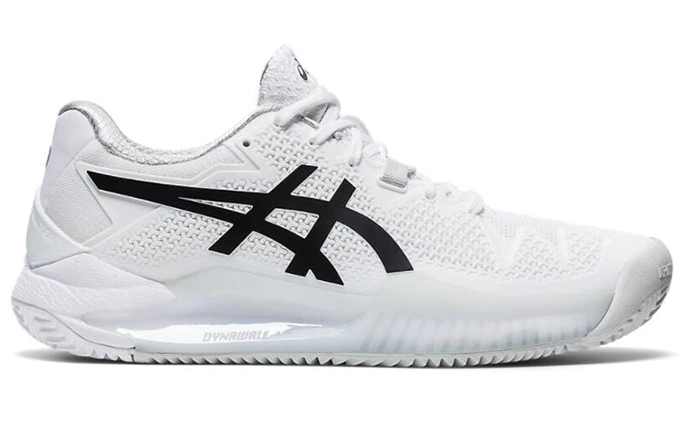 (WMNS) ASICS Gel-Resolution 8 Clay 'White Black' 1042A070-101