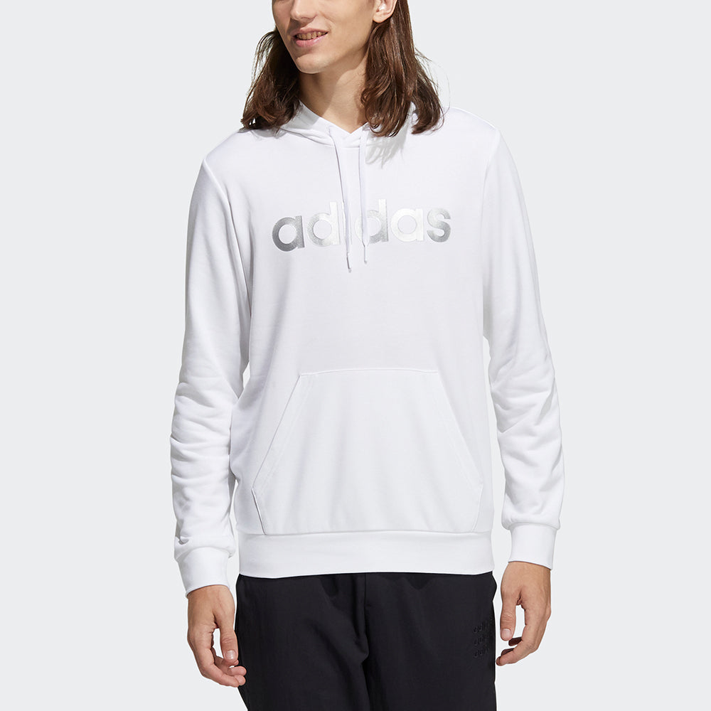 adidas neo M Ce Logo Hdy Casual Breathable Sports hooded Pullover White H14186