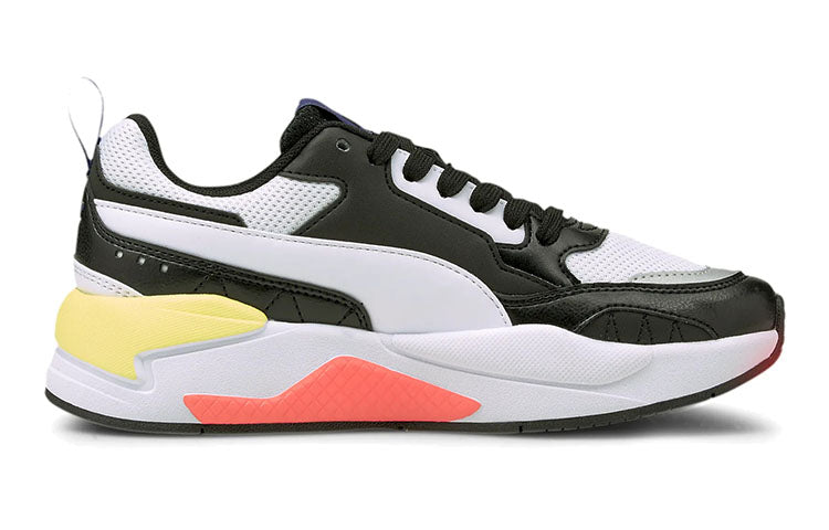 PUMA X-Ray 2 Square Jr Running Shoes Black/White/Yellow 374190-07