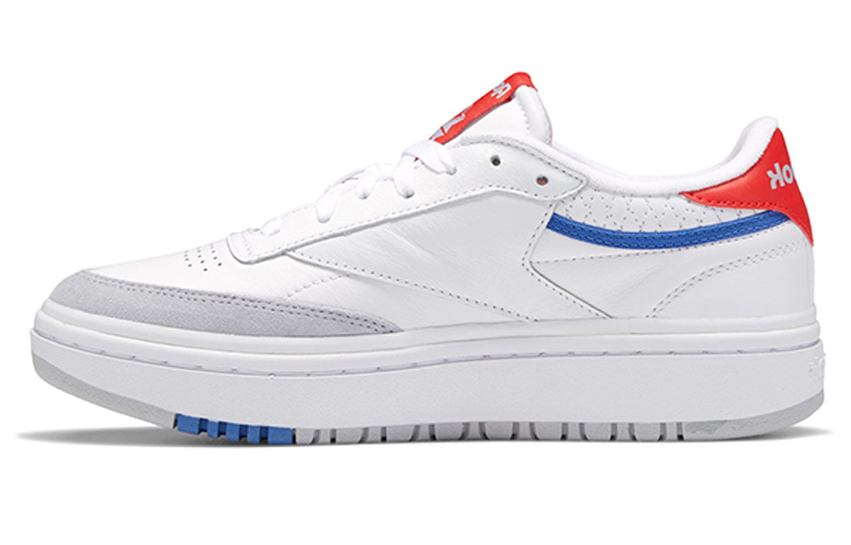 (WMNS) Reebok Club C Double 'White Red Blue' EG5989