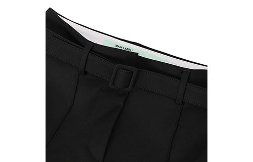 (WMNS) Off-White Black Casual Pants/Trousers OF2D3K001