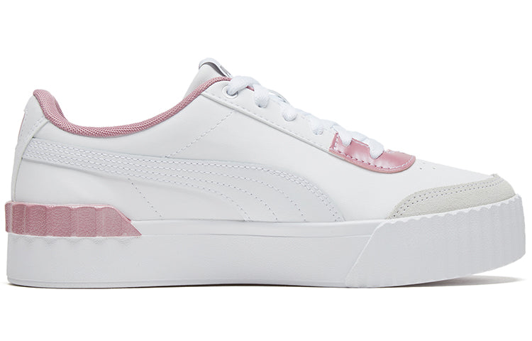 (WMNS) PUMA Carina Lift White/Pink 374141-01