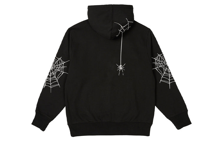 Palace Spider Zip Hood 'Black' P25CS076
