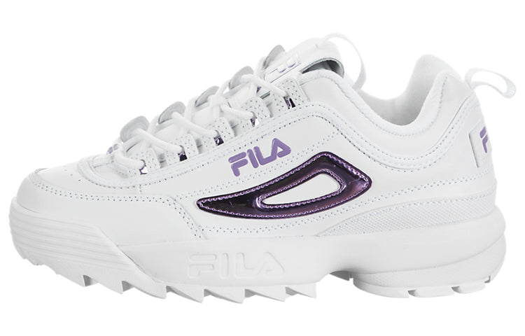 FILA Disruptor 2 Low Top Clunky Sneaker White/Purple 5FM00702_153