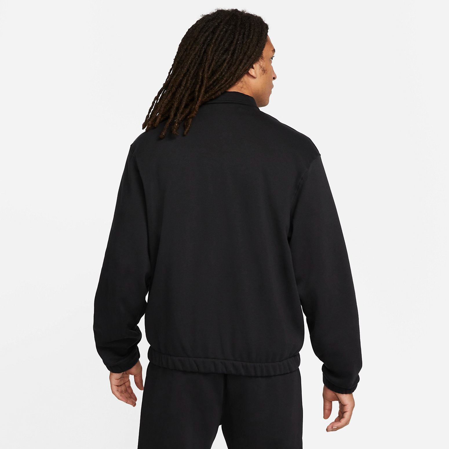 Nike Club Fleece Harrington Jacket 'Black' DX0539-010