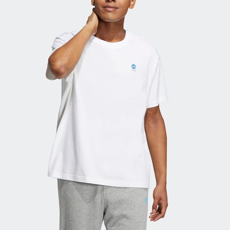 adidas Neo Logo T-Shirts 'White' IB7646