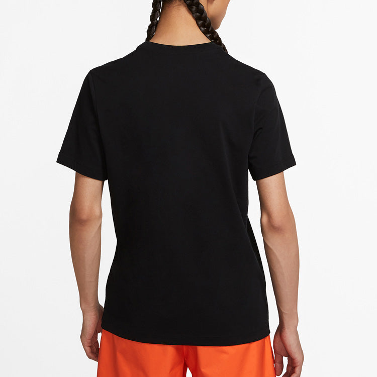 Nike SPORTSWEAR AIR Alphabet Round Neck Short Sleeve Black CU7345-010