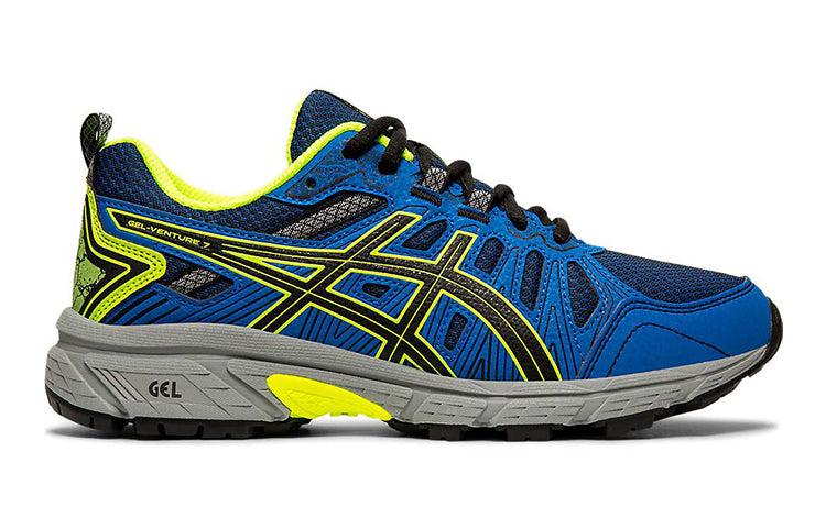 (GS) ASICS Gel-Venture 7 'Blue Safety Yellow' 1014A072-001