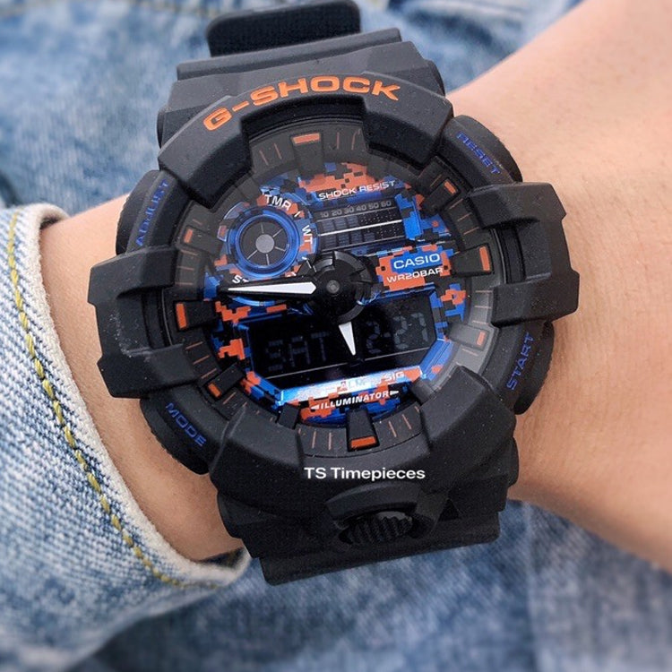 CASIO G-Shock Analog-Digital 'Black' GA-700CT-1ADR