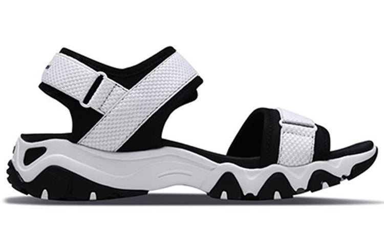 (WMNS) Skechers D'Lites 2.0 Sandals White 88888160-WBK