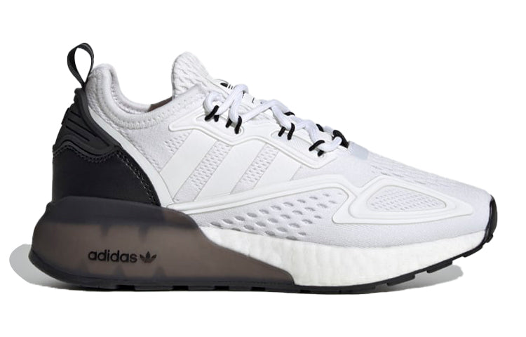 (GS) adidas ZX 2K Boost J 'White Black' GY2678