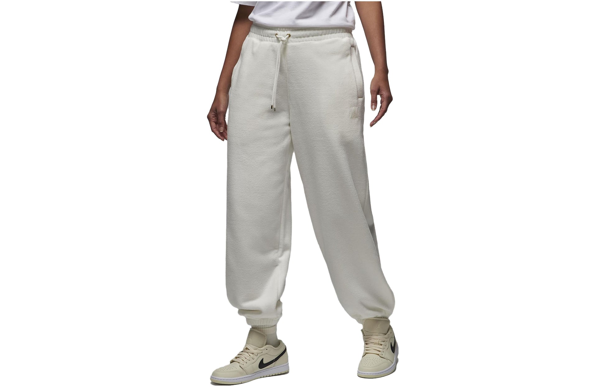 (WMNS) Air Jordan Flight Fleece Winterized Pants 'Sail' FD7234-133