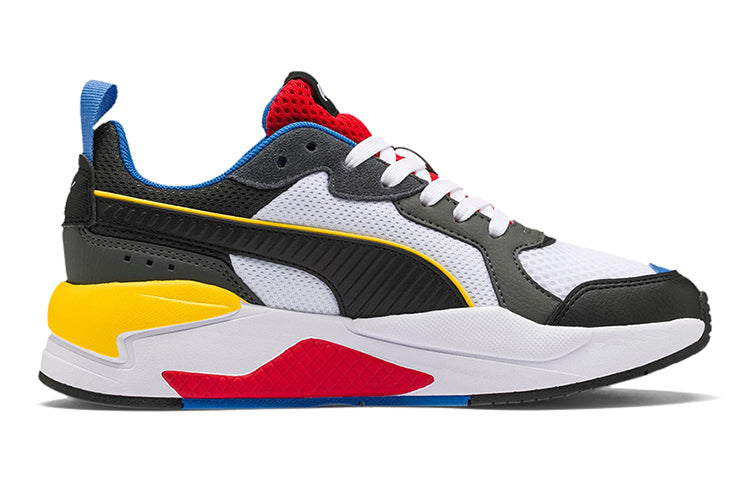PUMA X-ray (Big Kids) Shoes Black/White/Red 372920-03