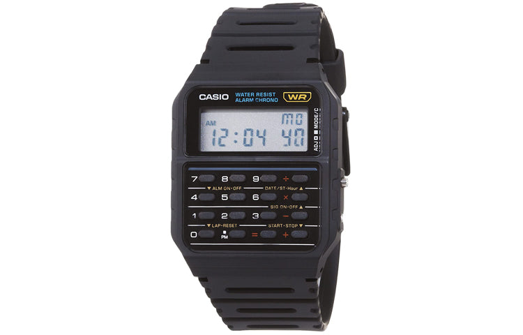 CASIO Male YOUTH Japan / South Korea Fashion Waterproof Mens Black Digital CA-53W-1Z