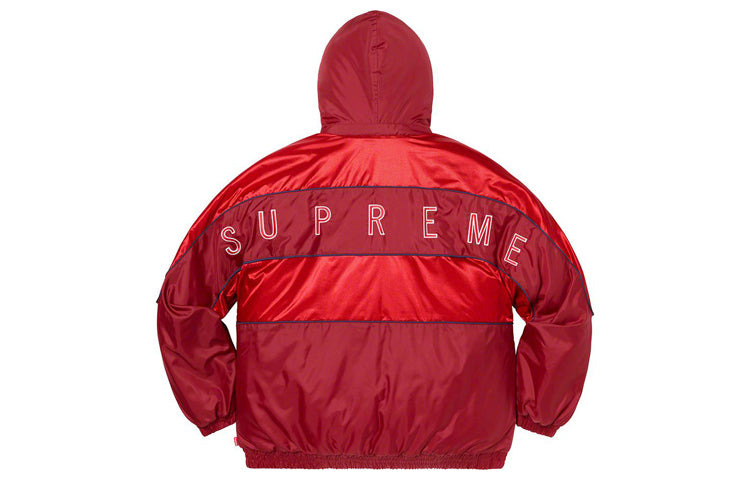 Supreme Sports Piping Puffy Jacket 'Red' SUP-FW19-467