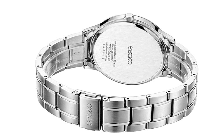 Men's SEIKO Blue Steel strip waterproof quartz Watch SGEH89P1