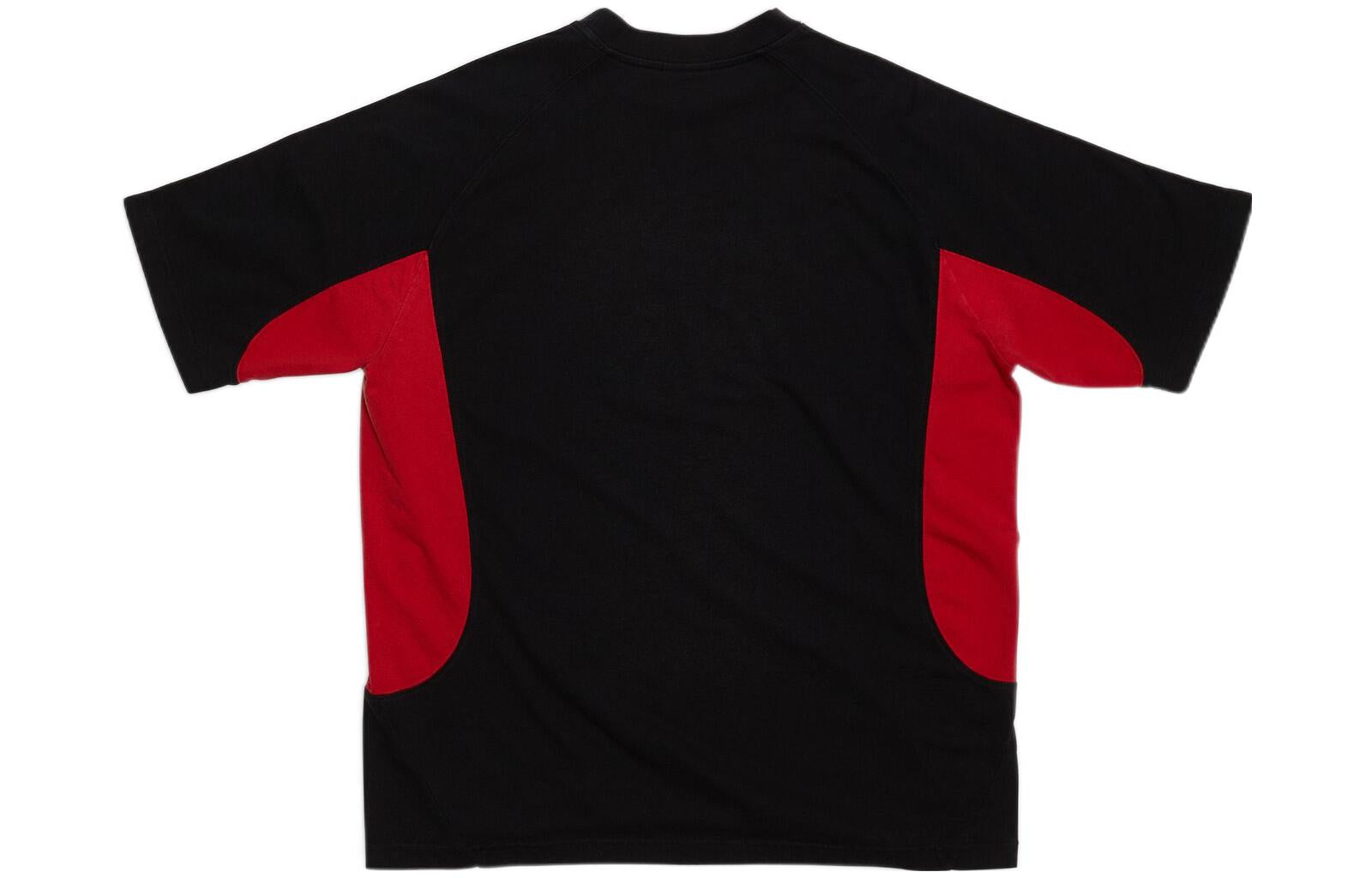 Balenciaga x adidas T-Shirt Medium Fit 'Black Red' 712401TNVA61003