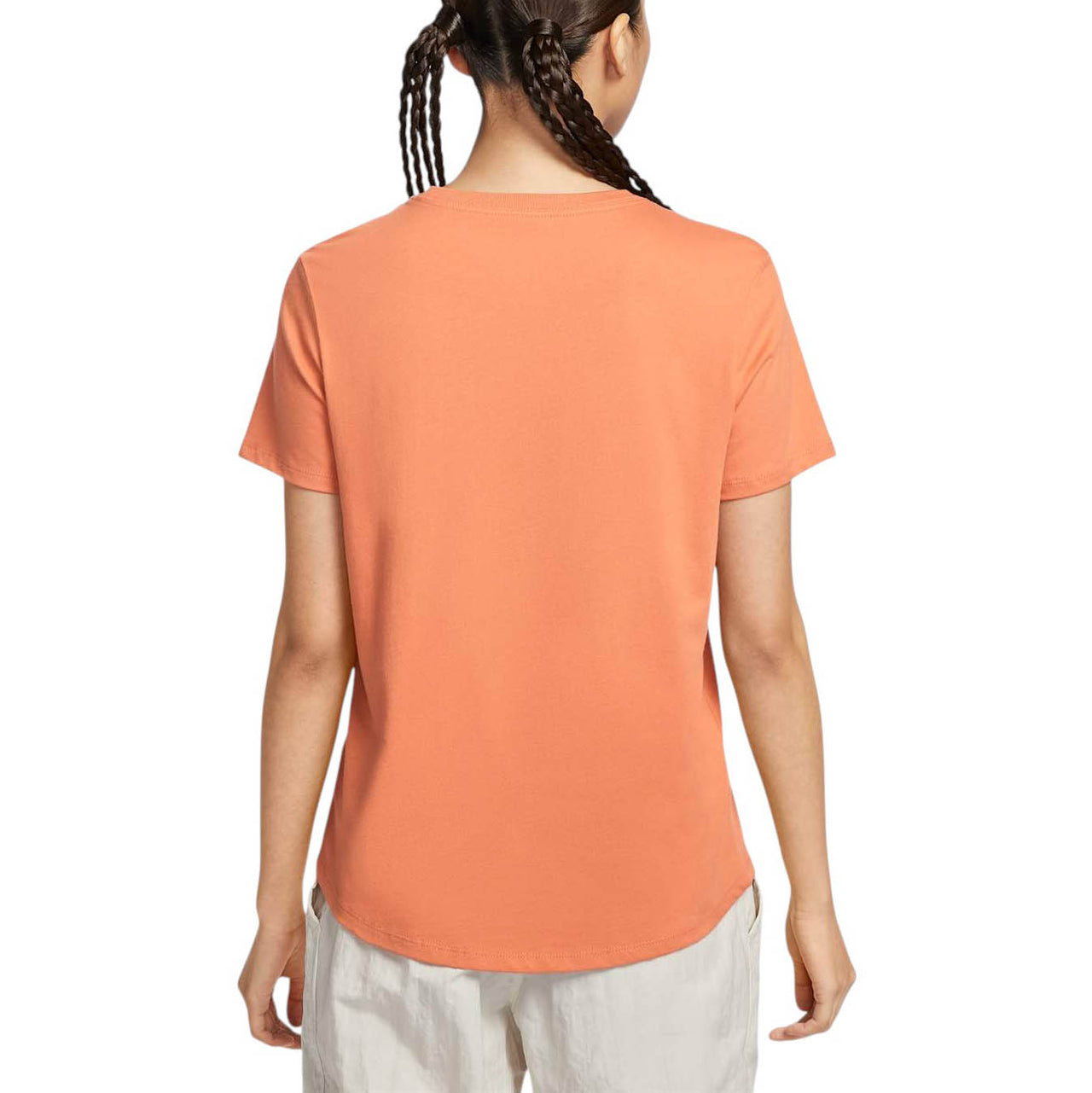 (WMNS) Nike Sportswear Essentials T-Shirt Asia Sizing 'Orange' DX7907-828