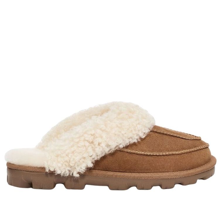 (WMNS) UGG x Tschabalala Self Coquette Slipper 'Chestnut' 1134770-CHE