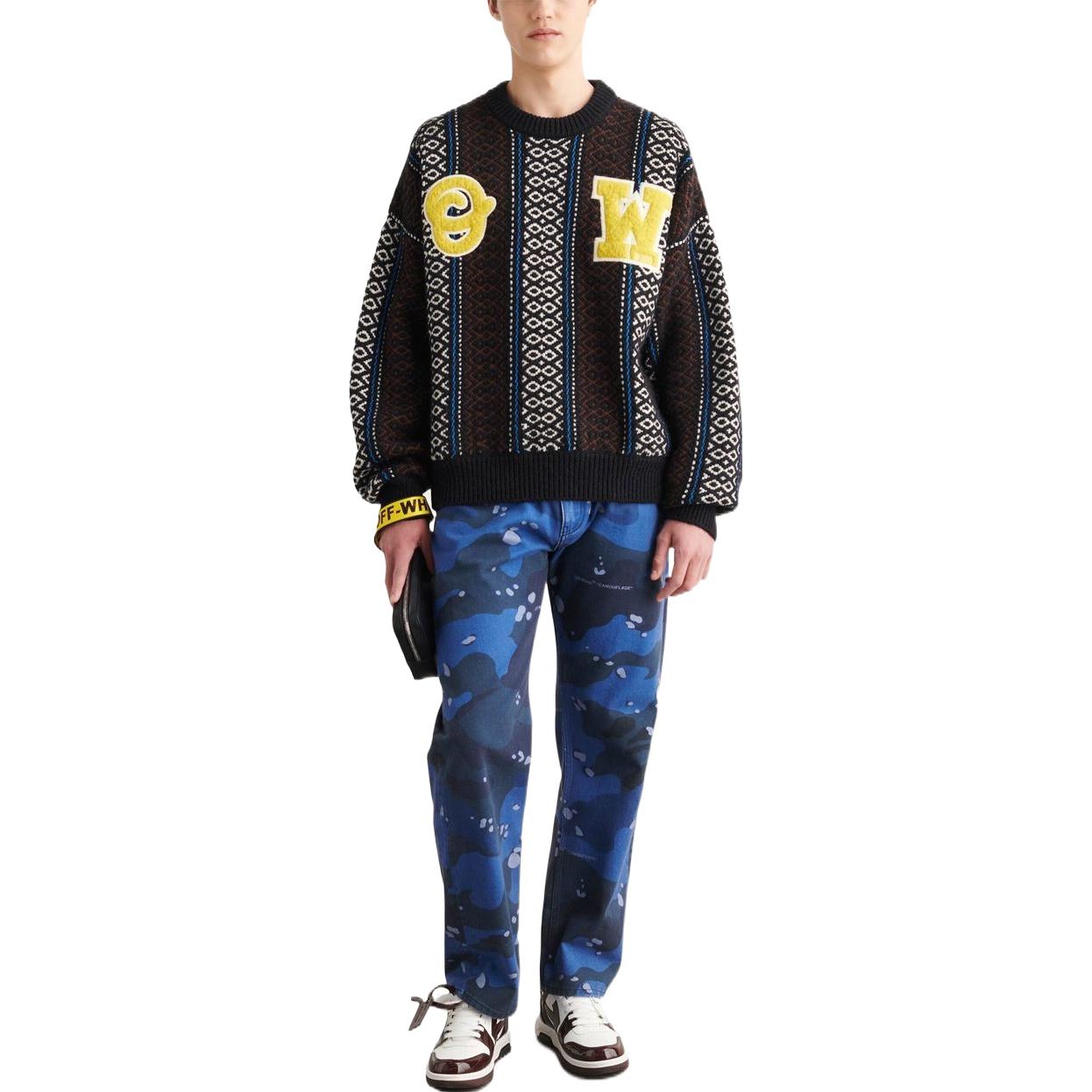 Off-White FW22 logo OMHE123F22KNI0014818