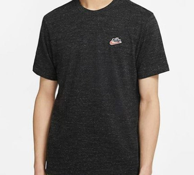 Nike Sportswear Heritage Small Logo Solid Color Short Sleeve Black CK2384-010